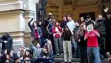 Los alumnos del Nacional de Buenos Aires tomaron la escuela en reclamo por la Ley de Financiamiento Universitario