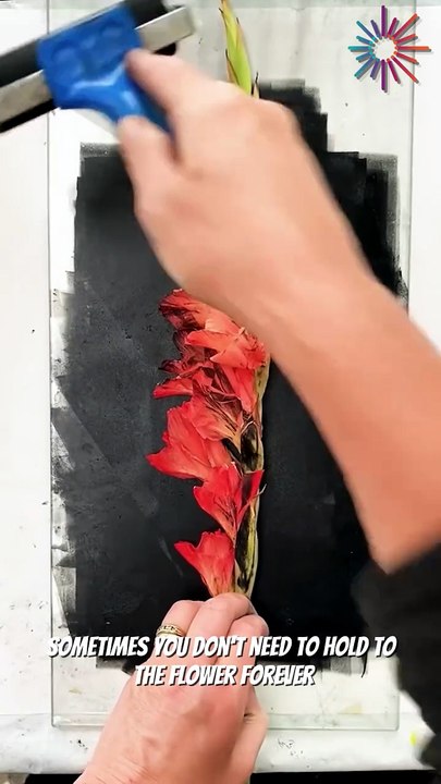 Saving beautiful flowers in a unique technique✨