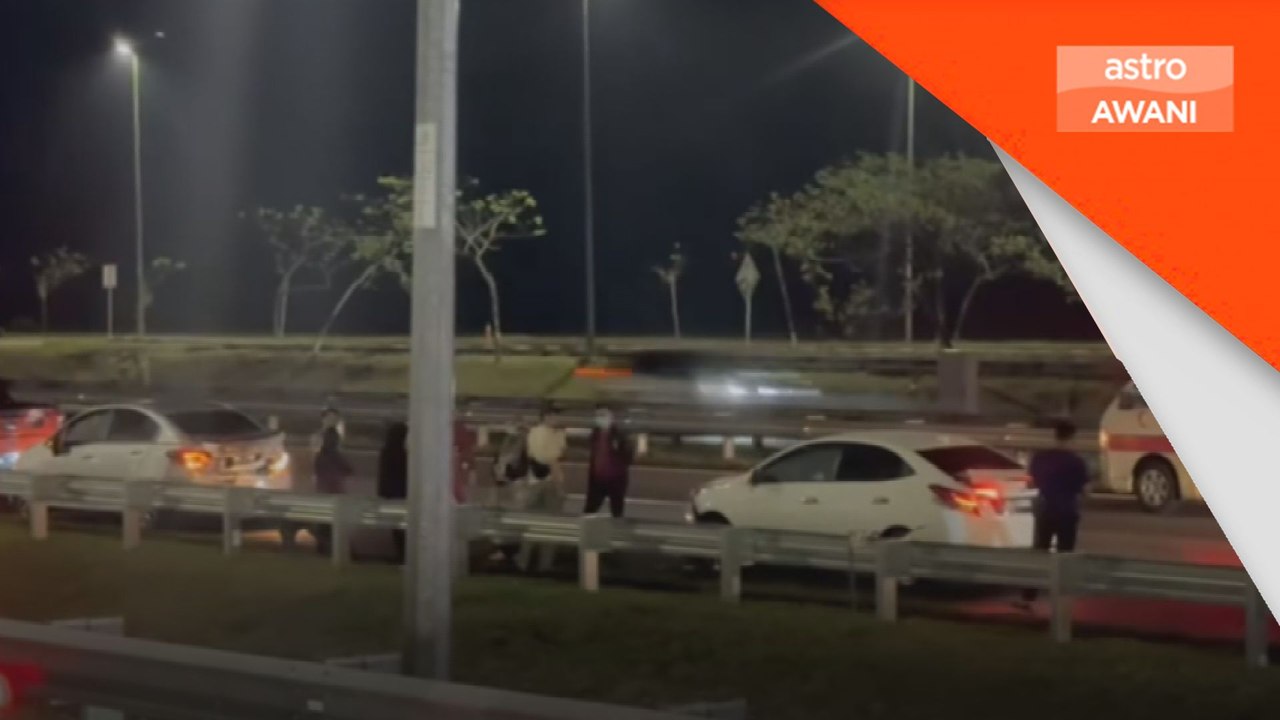 Empat cedera dalam nahas babitkan lima kenderaan di LPT2