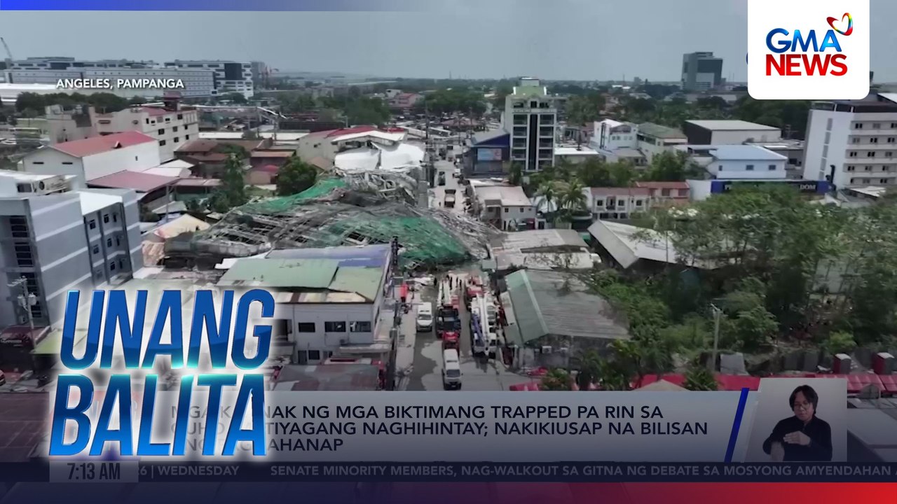 Mga kaanak ng mga biktimang trapped pa rin sa guho, matiyagang naghihintay; nakikiusap na bilisan ang paghahanap | Unang Balita