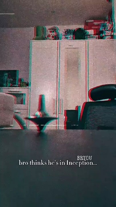 bro thinks he's in Inception..