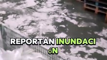 Las fuertes lluvias registradas en Puebla provocaron afectaciones e inundaciones en instalaciones de una refresquera ⚠️🌧️.
