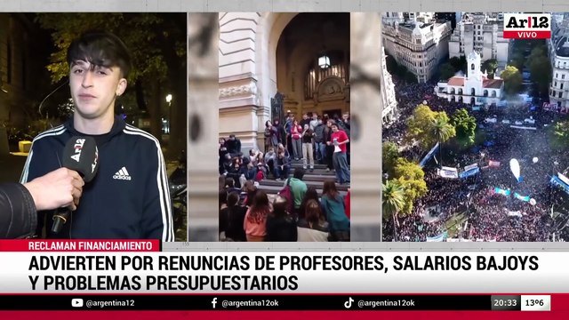 Toma en el Nacional Buenos Aires