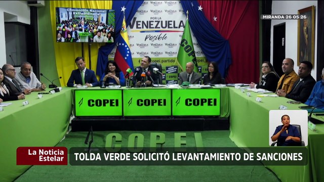 Copei reafirma su llamado al levantamiento de las sanciones contra Venezuela