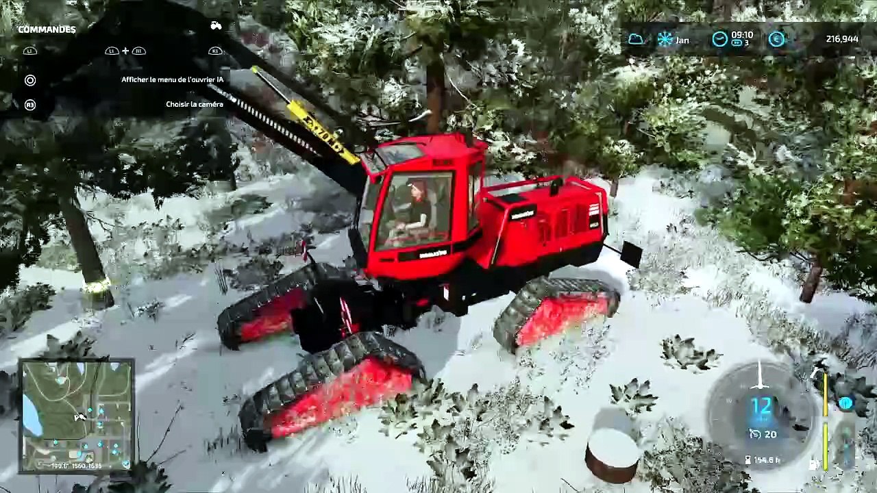 FARMING SIMULATOR 22: SYLVICULTURE A SILVERUNN EN HIVER