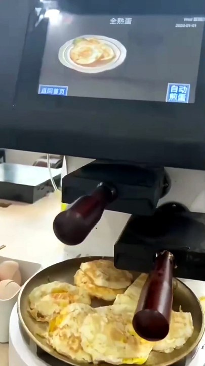 Fried Egg Machine Commercial Intelligent Continuous Frying Robot Automatic Frying Egg Machine