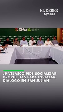 El gobernador de Santa Cruz, Juan Pablo Velasco, pidió a los sectores movilizados socializar las propuestas con sus bases para poder instalar una mesa de diálogo en San Julián y avanzar en la búsqueda de una solución al conflicto.