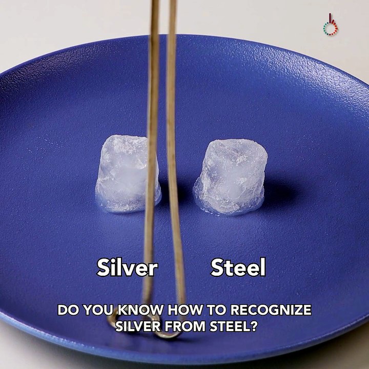 The ice test with silver vs steel