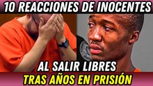 Reacciones de personas inocentes al salir libres después de años en prisión
