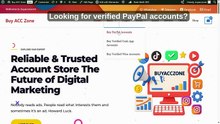 Top Platforms to B~u~y Verifi1ed paypal Accounts