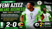 FULL-TIME: Nigeria 2-0 Zimbabwe | Femi Azeez Scores Brace On Super Eagles Debut | Unity Cup 2026 Highlights