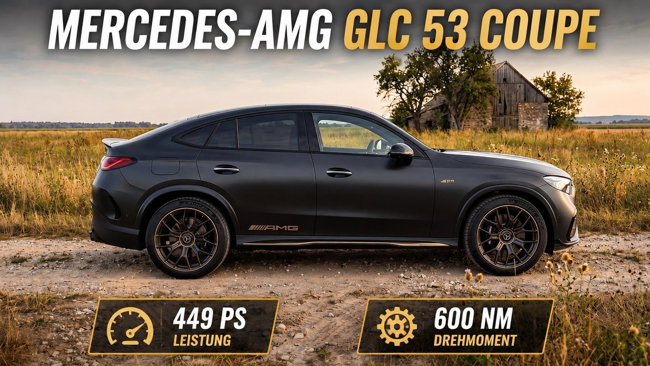2027 Mercedes-AMG GLC 53 Coupé: AMG-SUV mit 600 Newtonmeter