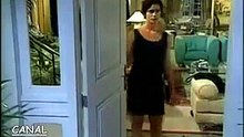 Novela Suave Veneno (1999) - Carlota dá um tapa em Álvaro