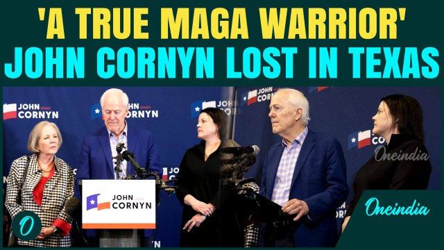 John Cornyn ACCEPTS Defeat In Texas GOP Race, Trump-Endorsed Paxton WINS BIG With MAGA Backing