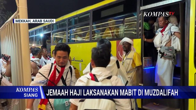 Usai Wukuf dan Mabit, Jemaah Haji Mulai Jalani Lempar Jumrah di Mina | KOMPAS SIANG