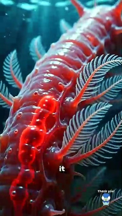 There’s a creature in the ocean… that survives by eating bones…