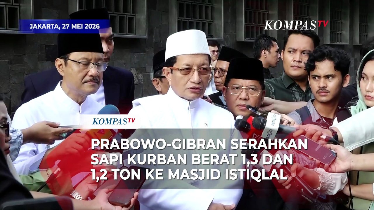 Prabowo dan Gibran Serahkan Sapi Kurban Berbobot 1,3-1,2 Ton ke Masjid Istiqlal