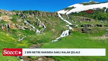 Erzincan’da 2 bin metre rakımda saklı kalan Konarlı Şelalesi