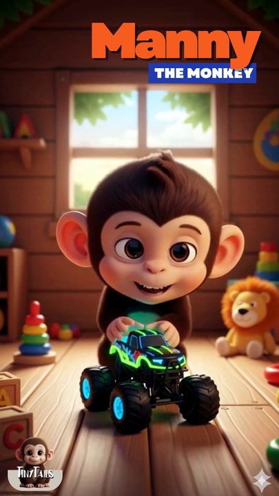 Manny The Monkey - Manny and the Monster Truck