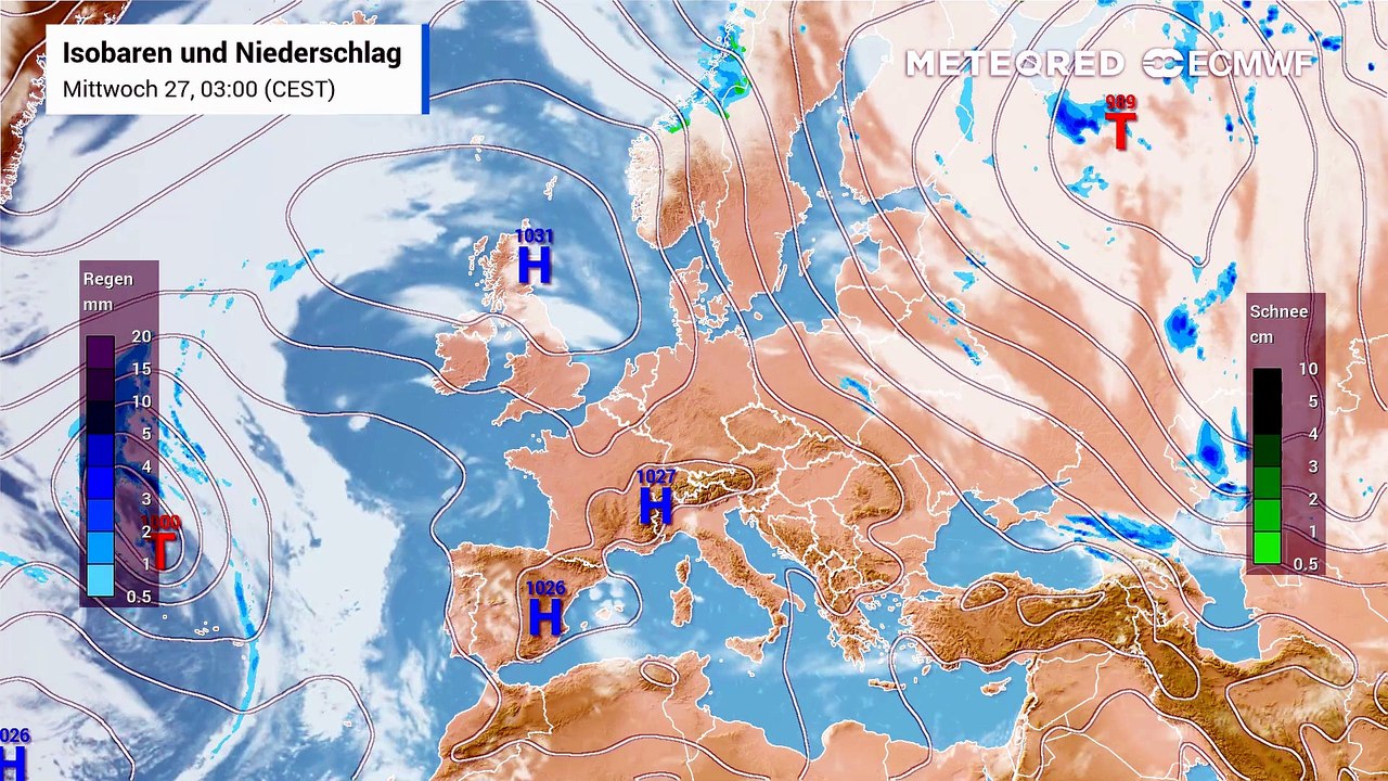 Bis Freitag bleibt das ruhige Hochdruckwetter erhalten