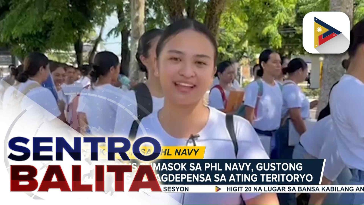 Recruitment activity ng Phl Navy sa Legazpi city, Albay, dinagsa | ulat ni Paul Hapin - Radyo Pilipinas - Albay