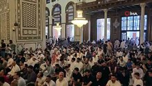 Suriye’de binlerce kişi tarihi Emevi Camii’nde bayram namazı kıldı