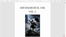 Que Hacer en el 15M Vol. 2.