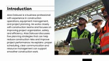 Alaa Daloussi Discusses 5 Planning Strategies to Avoid Construction Risks