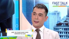 Fast Talk with Boy Abunda: Jake Cuenca, 6 na taon nang hindi umiinom ng alak! (Episode 862)