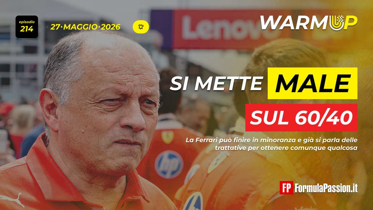La FERRARI è SOTTO SCACCO sul 60/40 | WarmUp F1 214 - 27/5