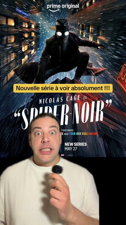 Spider-noir c’est la nouvelle série PrimeVidéo avec Nicolas Cage à voir absolument !!!