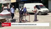 Adana’da Kurban Bayramı manzaraları