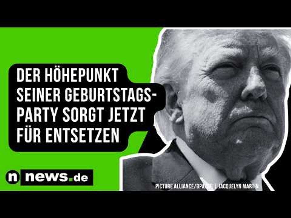 Donald Trump: Der Höhepunkt seiner Geburtstagsparty sorgt jetzt für Entsetzen