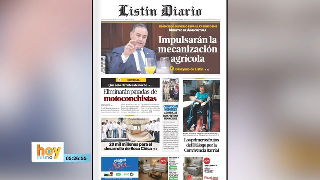 Titulares prensa dominicana miércoles 27 de mayo 2026 | Hoy Mismo