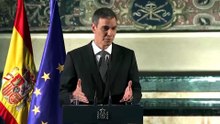 Pedro Sánchez: "Me reafirmo hoy aquí: toda la colaboración con la justicia, todo el respeto a la presunción de inocencia y todo mi apoyo al presidente Zapatero