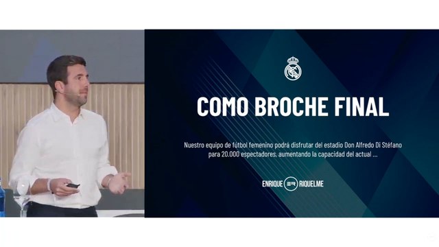 Enrique Riquelme apuesta por el Real Madrid Femenino con una gran ampliación del Alfredo Di Stefano