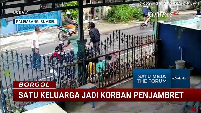 Detik-Detik Aksi Penjambretan Satu Keluarga di Palembang | BORGOL