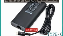 New 20V 4.5A 90W USB Type C Power Ac Adapter Charger Laptop for del... -- Top Rated 2026 | Buy Now!
