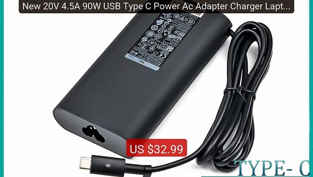 New 20V 4.5A 90W USB Type C Power Ac Adapter Charger Laptop for del... Top Rated 2026 | Buy Now!
