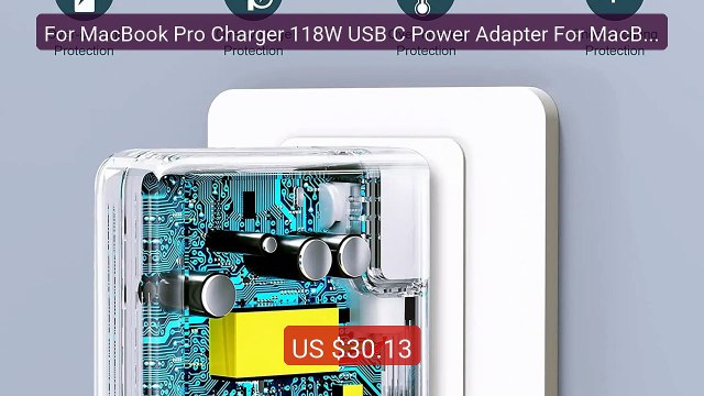 For MacBook Pro Charger 118W USB C Power Adapter For MacBook Pro 1... Best Deal 2026 | Shop Now!