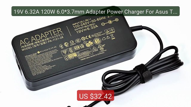 19V 6.32A 120W 6.0*3.7mm Adapter Power Charger For Asus TUF... Top Pick 2026 | Unbeatable Price!