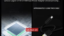 Lenovo Legion C170 C170W Gan Power Adapter Universal Computer Charg... -- Top Rated 2026 | Buy Now!
