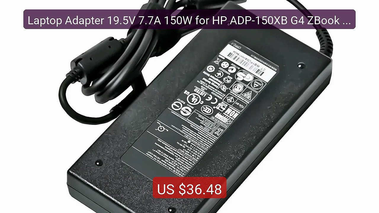 Laptop Adapter 19.5V 7.7A 150W for HP ADP-150XB G4 ZBook 15 St... -- Best Buy 2026 | Great Quality!