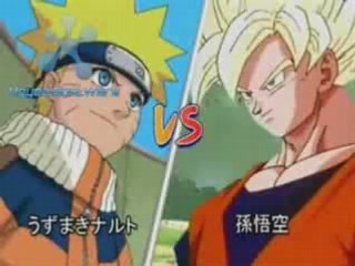 naruto vs dragon ball z