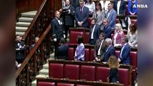 Scoperta targa in memoria di Matteotti sul suo scranno alla Camera
