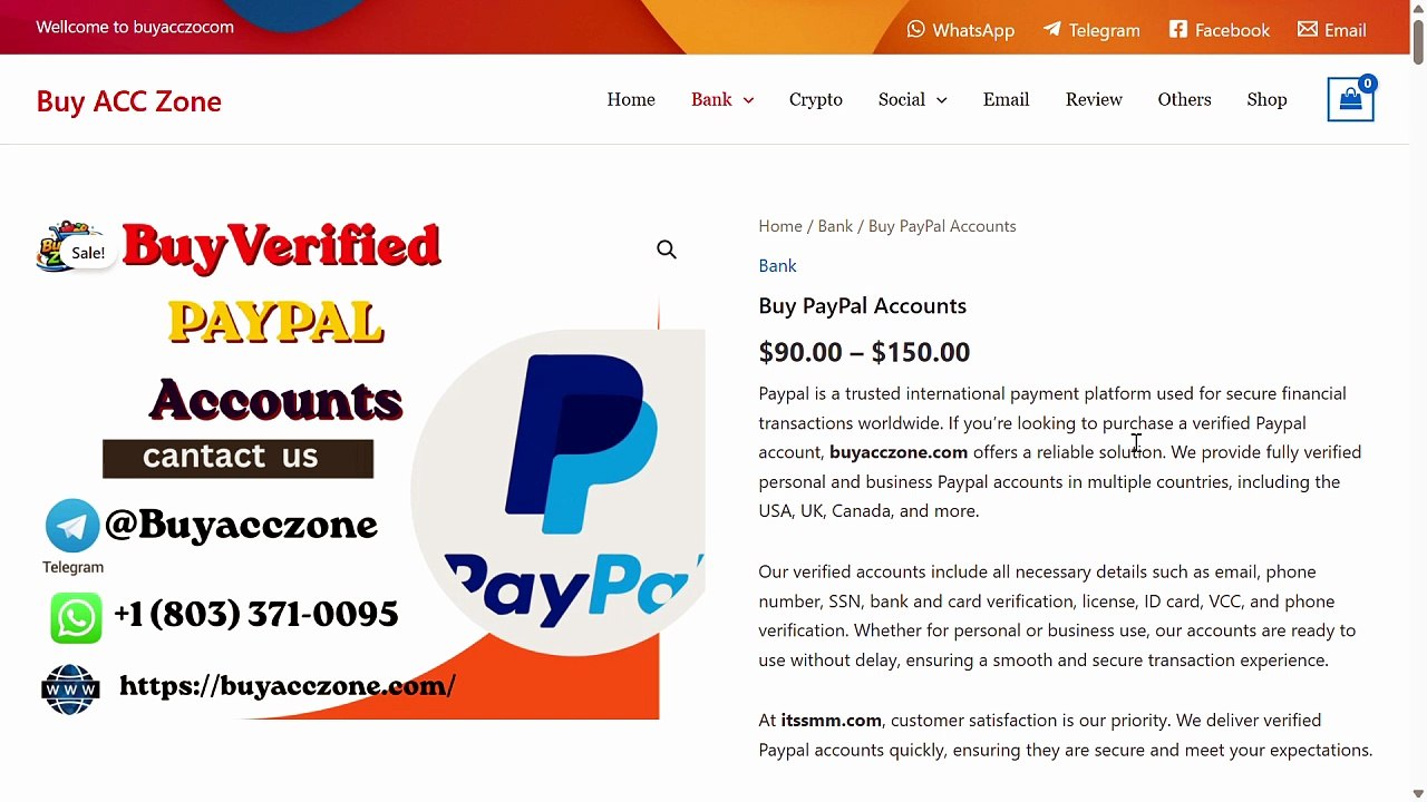 Buy Verified PayPal Accounts - 100% Old and Real Verified