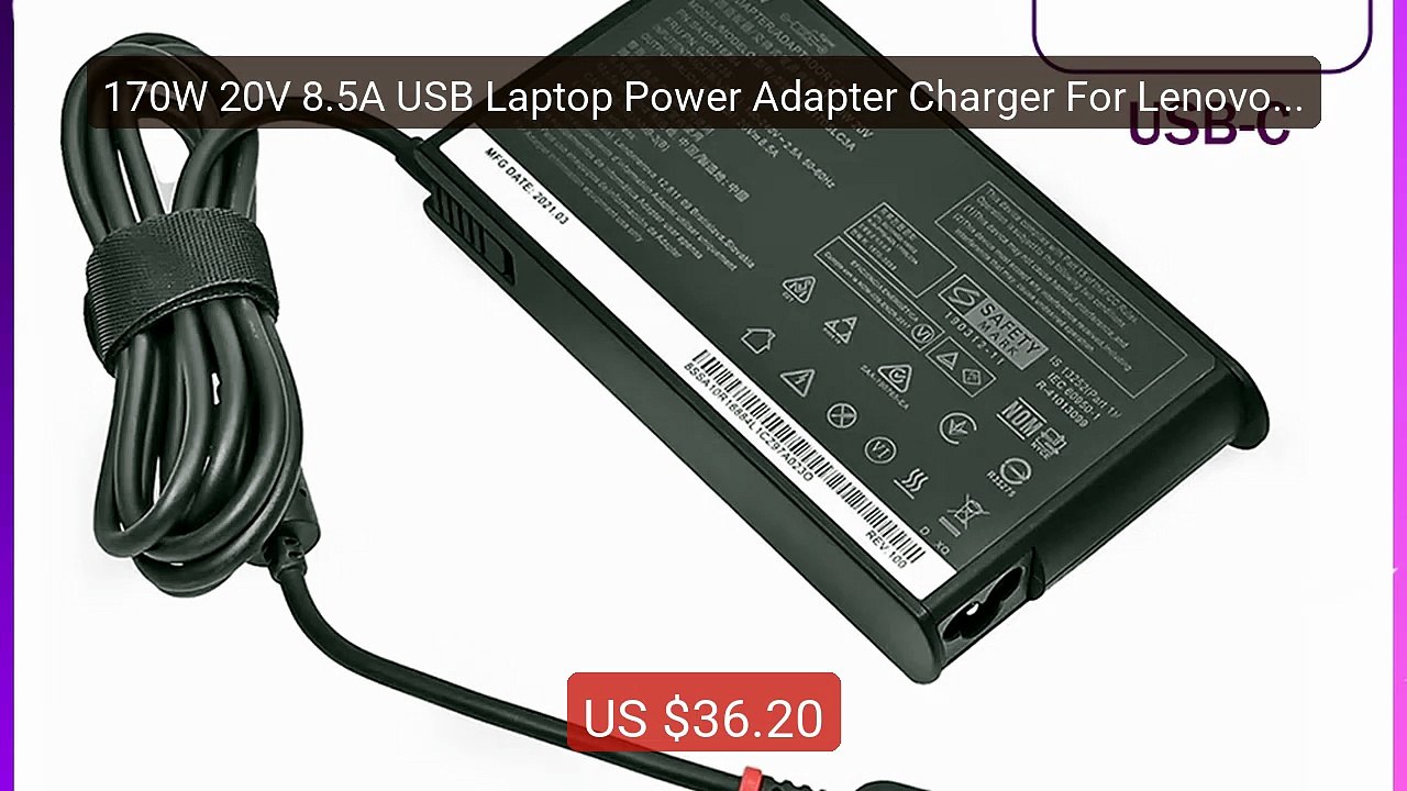 170W 20V 8.5A USB Laptop Power Adapter Charger For Lenovo Thin... -- Hot Deal 2026 | Limited Offer!