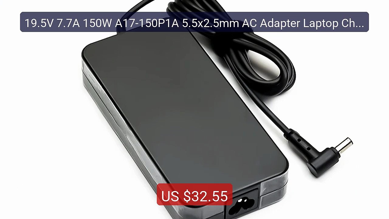 19.5V 7.7A 150W A17-150P1A 5.5x2.5mm AC Adapter Laptop Char... -- Top Pick 2026 | Unbeatable Price!