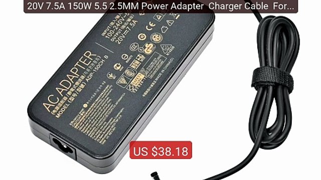 20V 7.5A 150W 5.5 2.5MM Power Adapter Charger Cable For ASUS... Hot Deal 2026 | Limited Offer!
