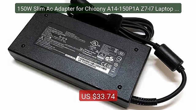 150W Slim Ac Adapter for Chicony A14-150P1A Z7-I7 Laptop Char... Amazing Value 2026 | Must Have!